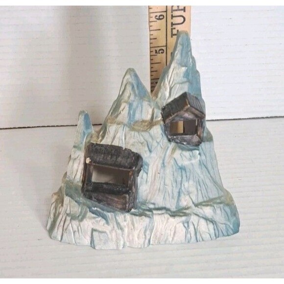 Aquarium Ice Mountain Figurine 5.5" Ceramic Fish Tank Decor Made in Japan - Picture 4 of 4